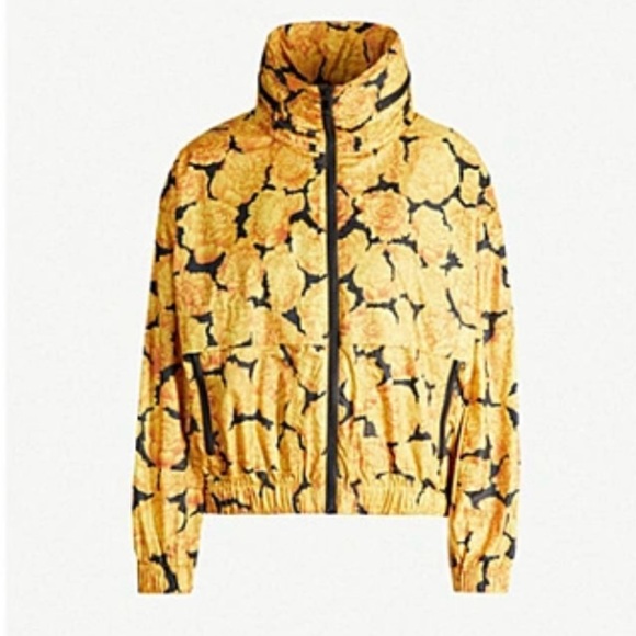 Kenzo PARIS  Golden Peony Floral Print Zip-Front Jacket - Picture 3 of 7